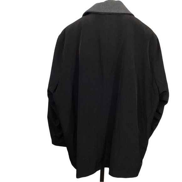 NWT $280 Jean-Paul Germain Black Heavy Work Coat Lined Water Repellent Sz 3XL - Picture 2 of 16